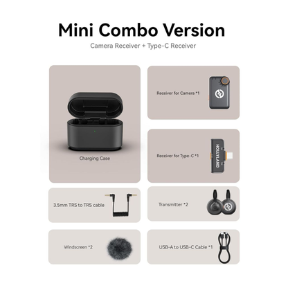 Hollyland Lark M2S Wireless Microphone | Mini Combo