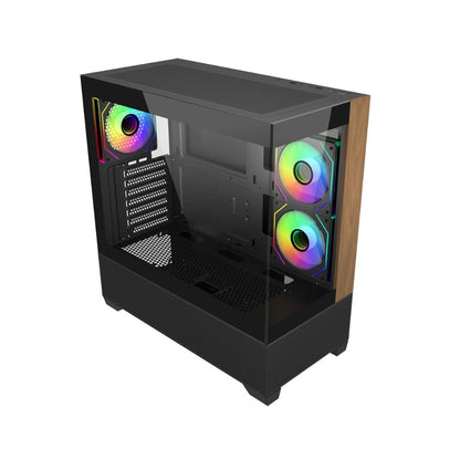Cooler Master Master Elite 690 Wood ATX | Black