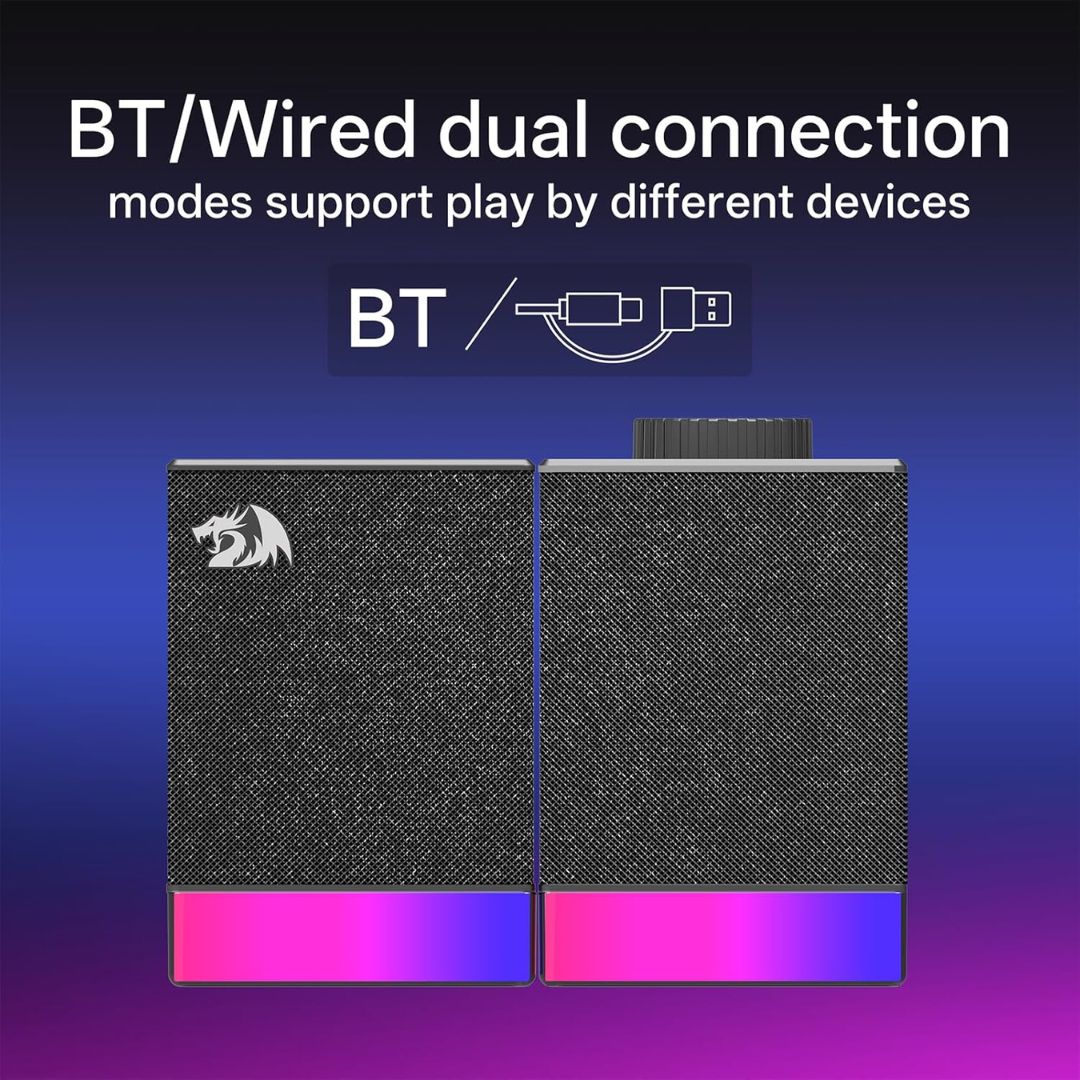 Redragon Glyph GS517 RGB Wireless Desktop Speakers