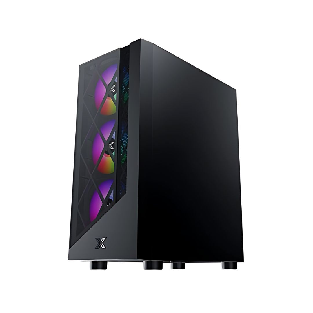 Xigmatek Duke | 4 Fan RGB Mid Tower Case | Black