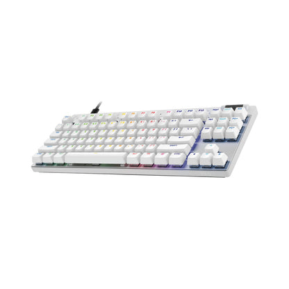 Logitech G PRO X TKL RAPID Wired Gaming Keyboard | White