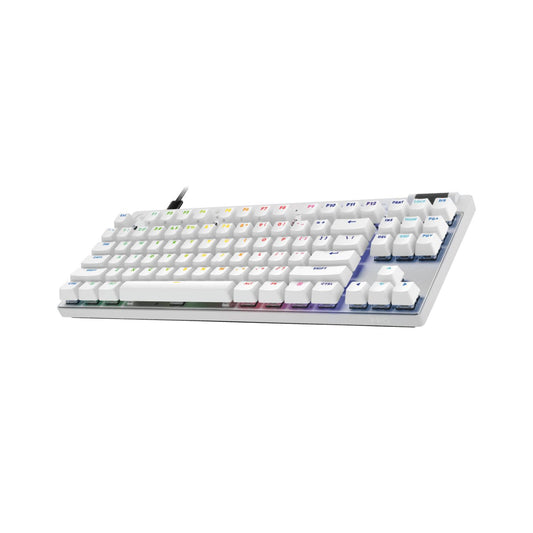 Logitech G PRO X TKL RAPID Wired Gaming Keyboard | White