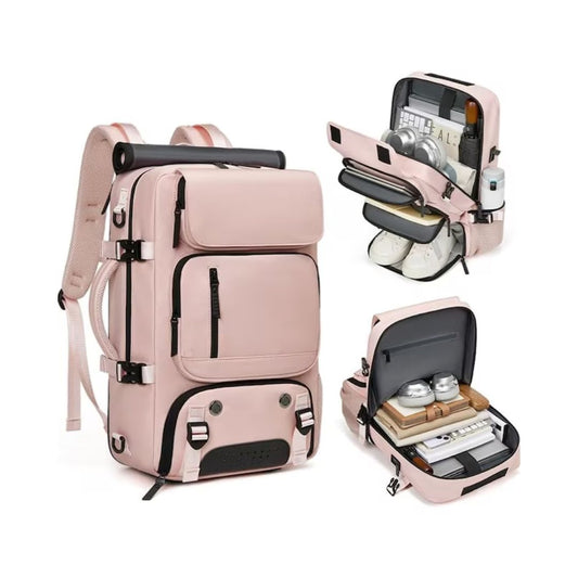 Raptor Travel Hiking Compartments Backpack | Pink