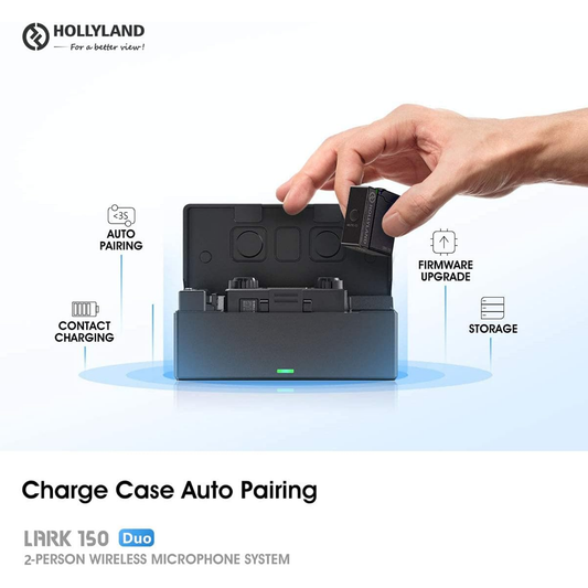 Hollyland LARK 150 Duo | Wireless Lavalier Microphone