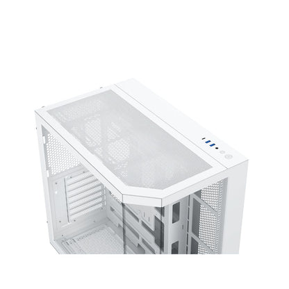 Xigmatek CUBI II Arctic Glass | Mid Tower Case | White