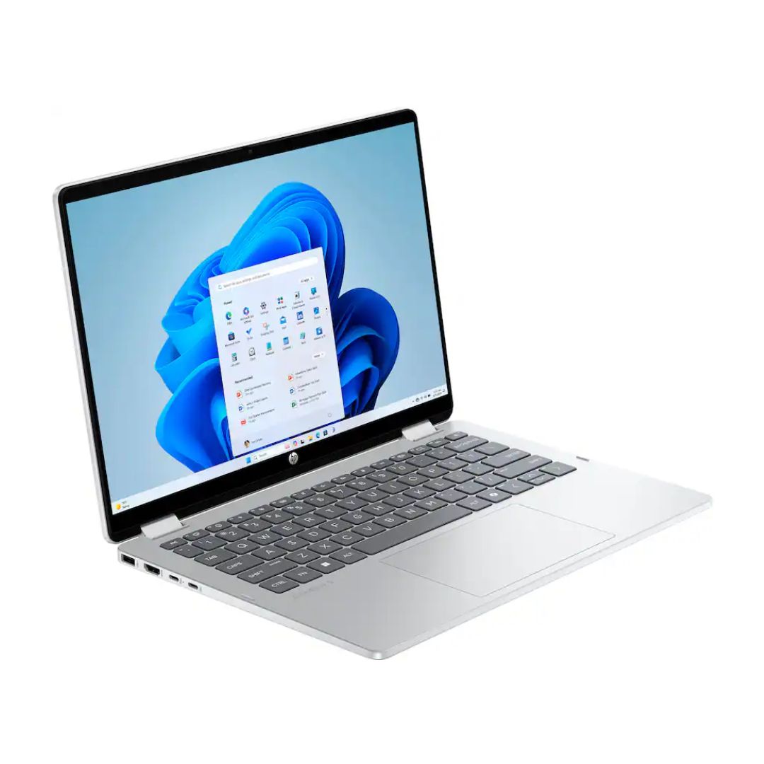 HP OmniBook 5 Flip 14-FP0013DX | Intel CORE 5-120U | RAM 8GB | SSD 512GB | Intel Graphics | 14.0 Inch WUXGA FHD+ IPS Touch | Glacier Silver