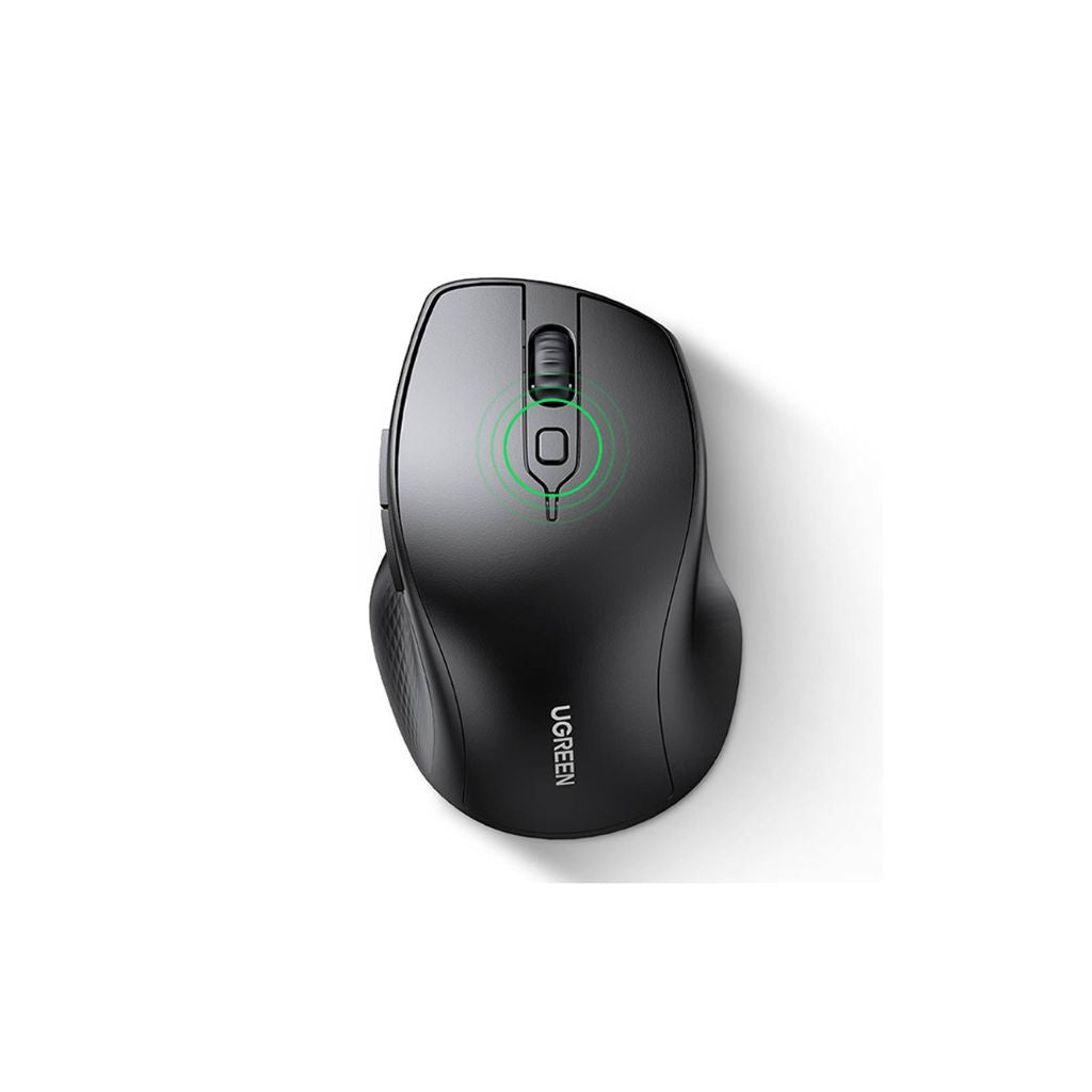 UGREEN MU101 Ergonomic Optical Wireless Mouse | Black