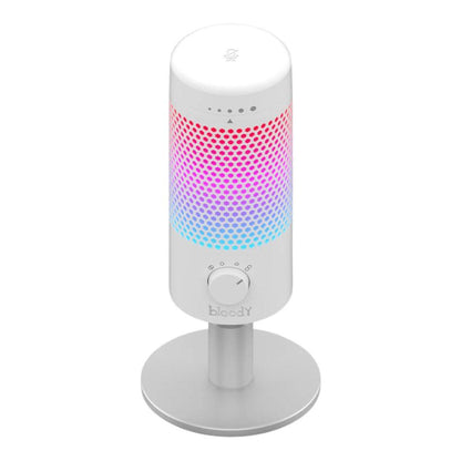 Bloody GM50 Pro USB Streaming Microphone | 4 Polar Patterns | RGB Lighting | Tap-to-Mute | High-Fidelity Sound for PC | Mac & Consoles