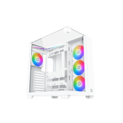 Xigmatek Aqua V Mid Tower Case | Arctic White