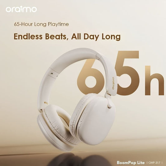 Oraimo Boom Pop Lite Wireless Headset | Light Gold
