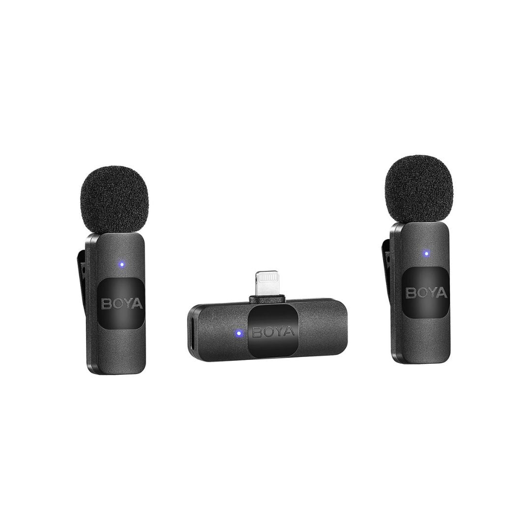 BOYA BY-V10 Wireless Neck Microphone with Lightning Connection