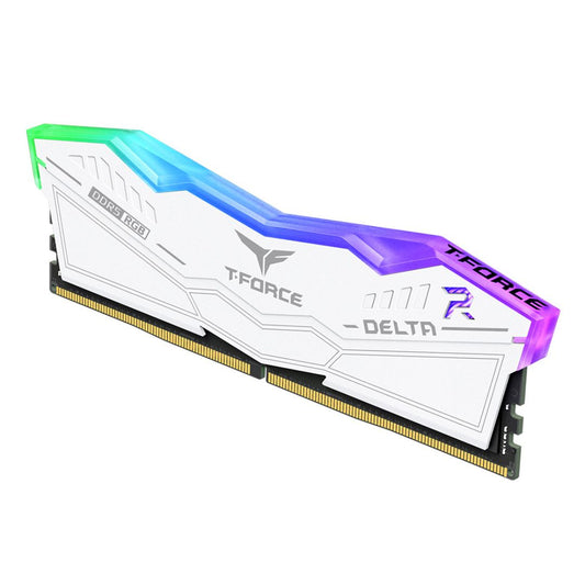TEAMGROUP T-Force Delta RGB DDR5 Ram 64GB (2x32GB) 6000MHz CL38 | White