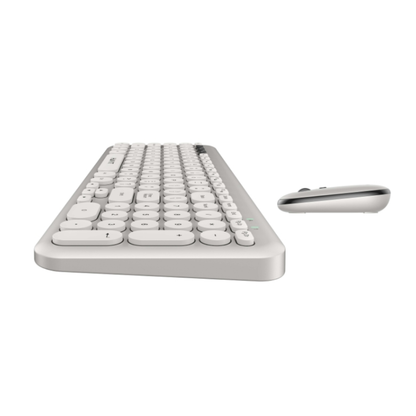 Havit KB254GCM Wireless Keyboard & Mouse Combo | Light Gray (English Layout)
