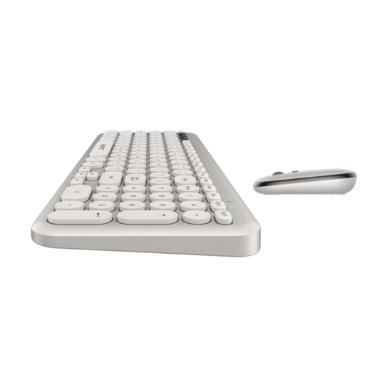 Havit KB254GCM Wireless Keyboard & Mouse Combo | Light Gray (English Layout)