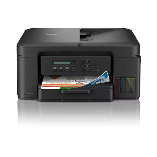 Brother DCP-T730W Tank Printer | Wireless | Inkbenefit Plus 3-in-1 Inkjet Printer Colour | Duplex (All-in One Ink)