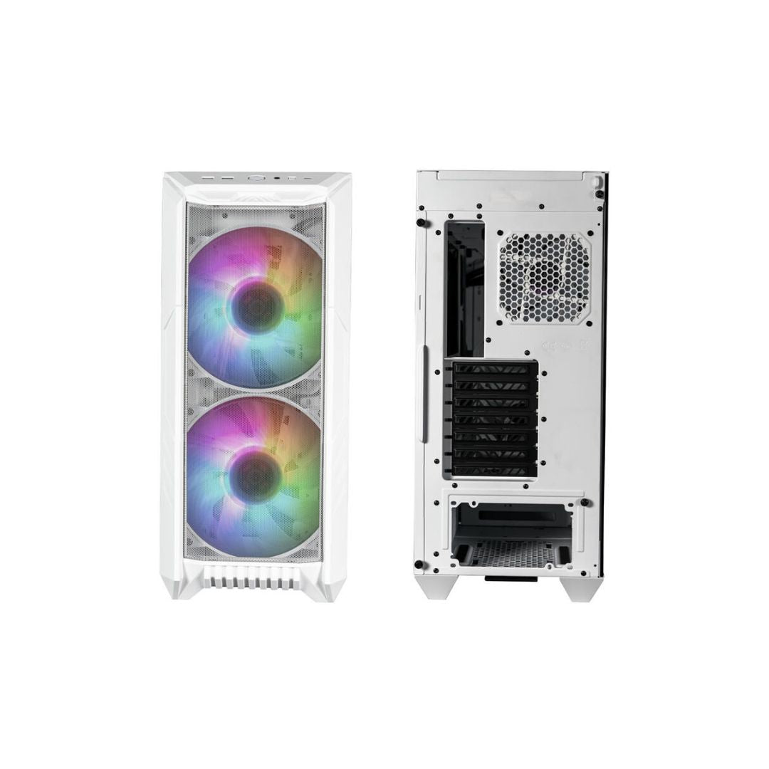 Cooler Master HAF 500 Mid Tower 3 Fan | White