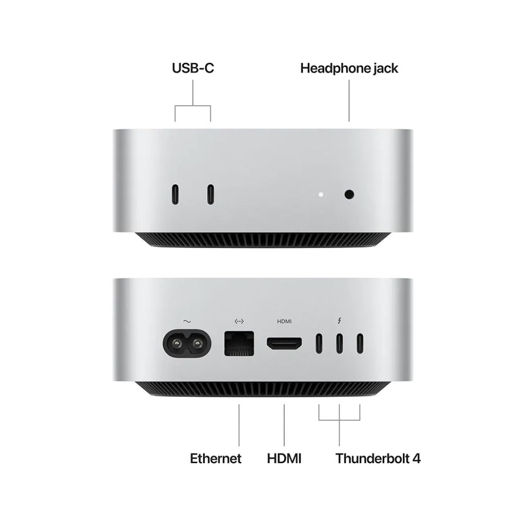 Apple Mac Mini MU9D3AB/A | A3238 | M4 Chip (10 Core) | RAM 16GB | SSD 256GB | GPU 10‑core | MacOS Sequoia