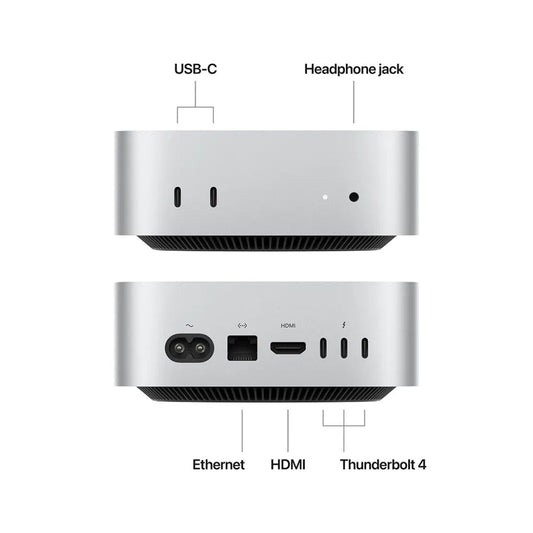 Apple Mac Mini MU9D3AB/A | A3238 | M4 Chip (10 Core) | RAM 16GB | SSD 256GB | GPU 10‑core | MacOS Sequoia