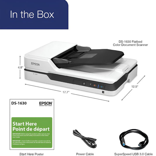 Epson DS-1630 | Flatbed Color Document Scanner