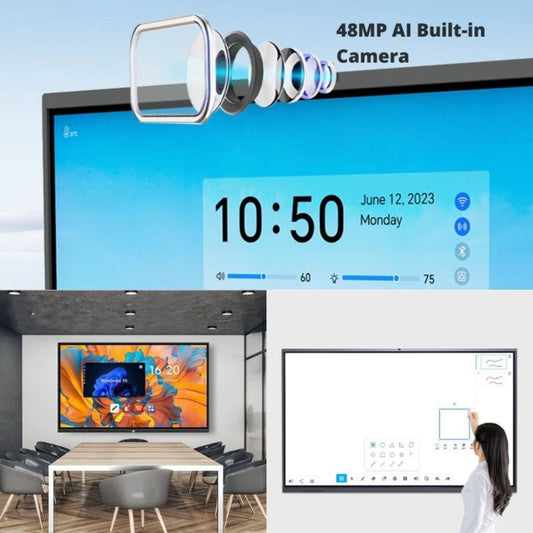 Luminex Smart panel interactive 65- inch Smart Interactive UHD 4K | Bulit-In | Android 13.0