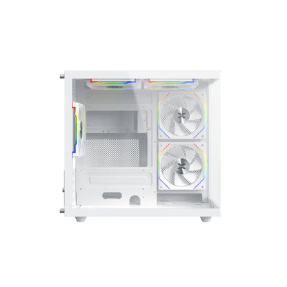 Xigmatek Aqua M Lite Arctic Micro Tower Case | White