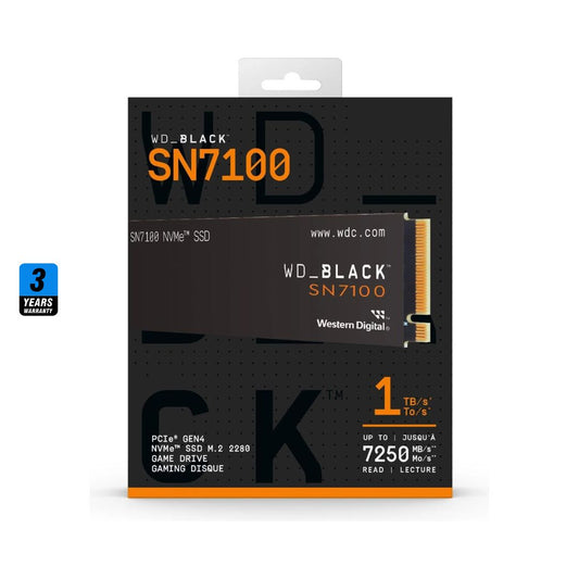 WD BLACK SN7100 1TB | 7250MB/s M.2 NVME | PCIe 4.0