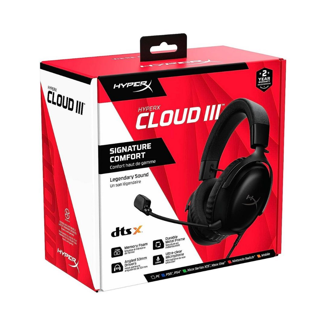 HyperX Cloud III Wired Gaming Headset | Black