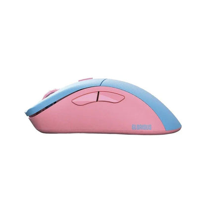 Glorious Model D Pro Wireless Gaming Mouse Skyline Blue/Pink | Ultra-Lightweight 58g | BAMF Sensor 19 | 000 DPI | 2.4GHz Lag-Free | 80+ Hours Battery | Ergonomic Right-Hand Design | 6 Programmable Buttons | PTFE Feet