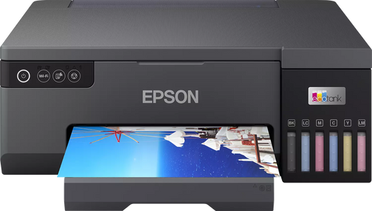 Epson EcoTank L8050 A4 Wi‑Fi Photo Printer | 6‑Color Dye Ink Tank | 5 | 760×1 | 440 dpi | CD/DVD Print | Front Ink Tanks