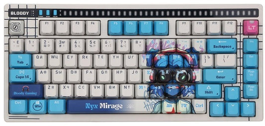 Bloody AT75 Nyx Mirage Alpha Optical Switch Mechanical Keyboard 75%