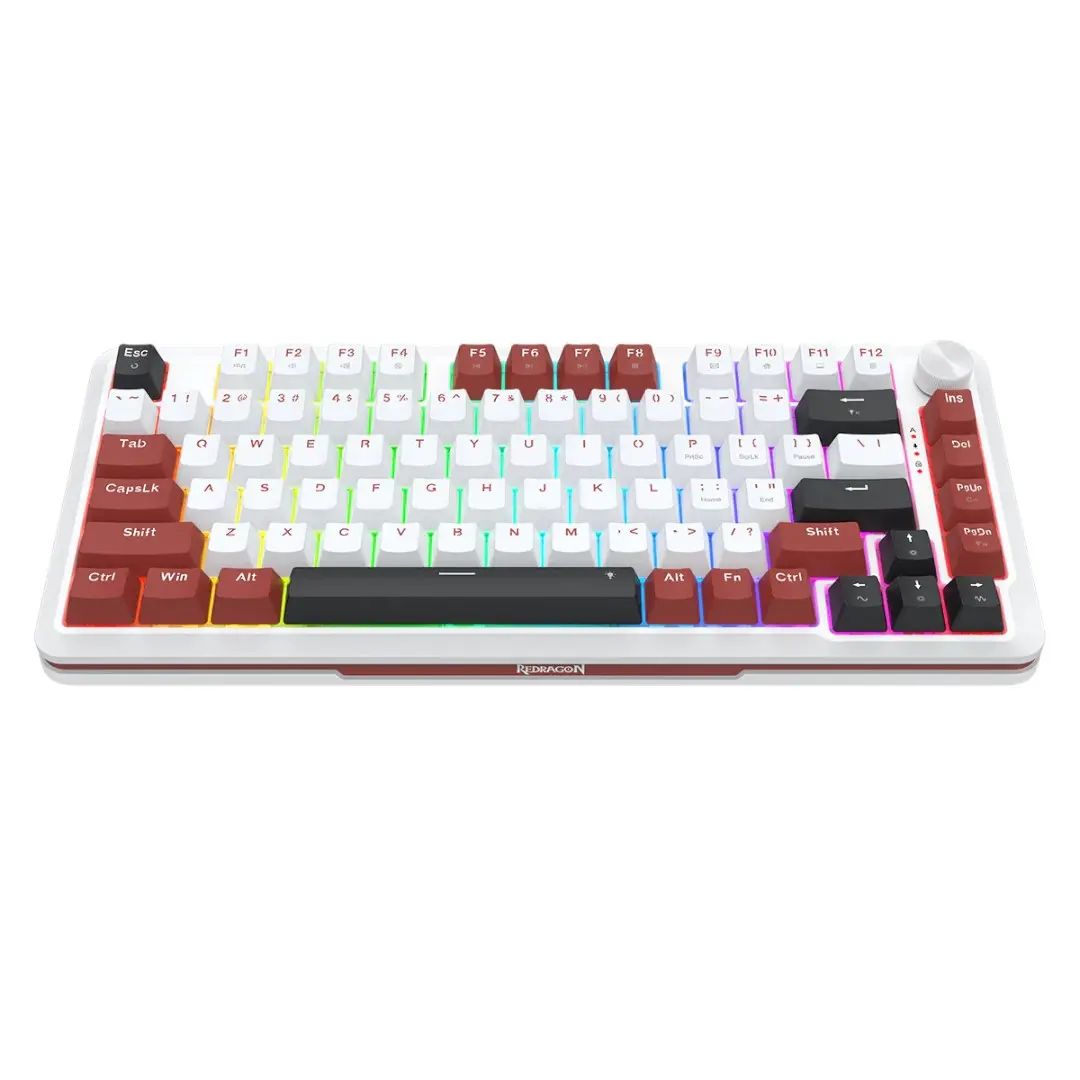Redragon K721WRB Stormhunter Magnetic Wired | White Red