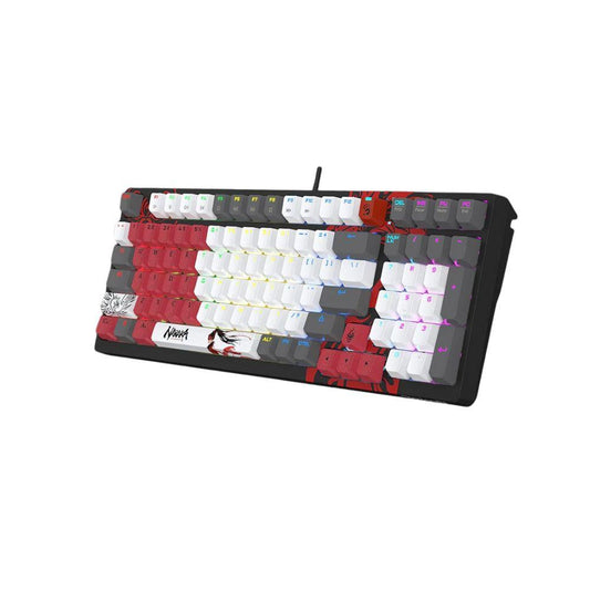 Bloody WS98 Naraka RGB Mechanical Gaming Keyboard | BLMS Red Plus | Hot-Swappable | 98-Key | RGB Backlit | 1ms Response