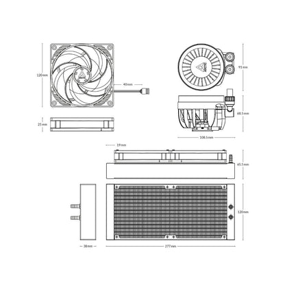 Arctic Liquid Freezer III 240 | Black