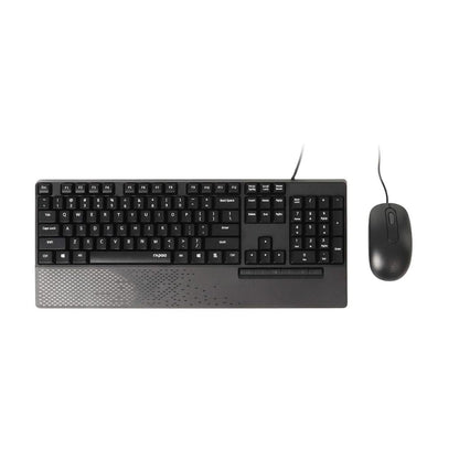 Rapoo NX2000 Wired Keyboard and Mouse Kit | Black