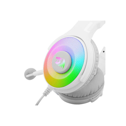 Redragon H350W Pandora RGB Wired Gaming Headset | White