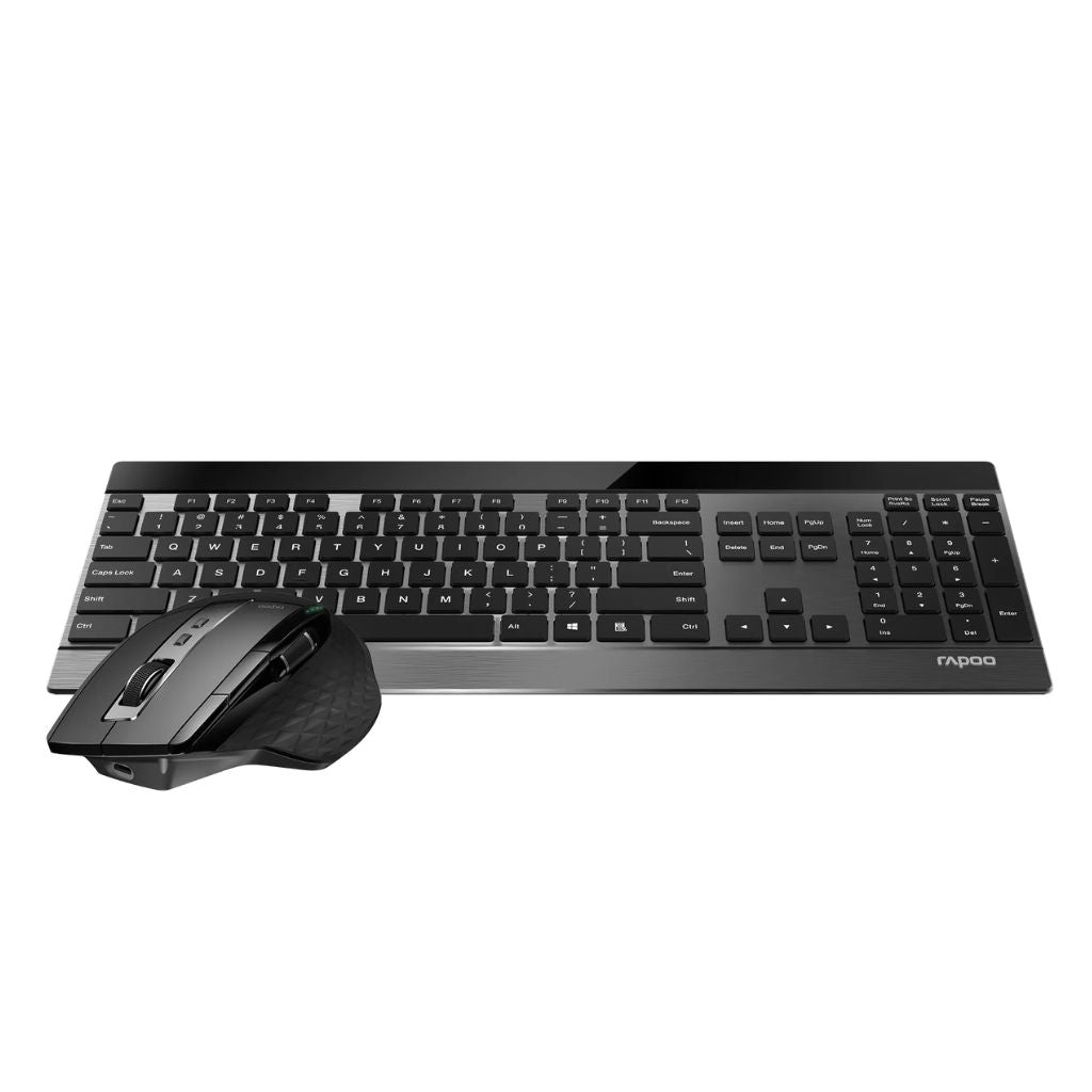 Rapoo 9900M Wireless Keyboard and Mouse Combo Kit | Black