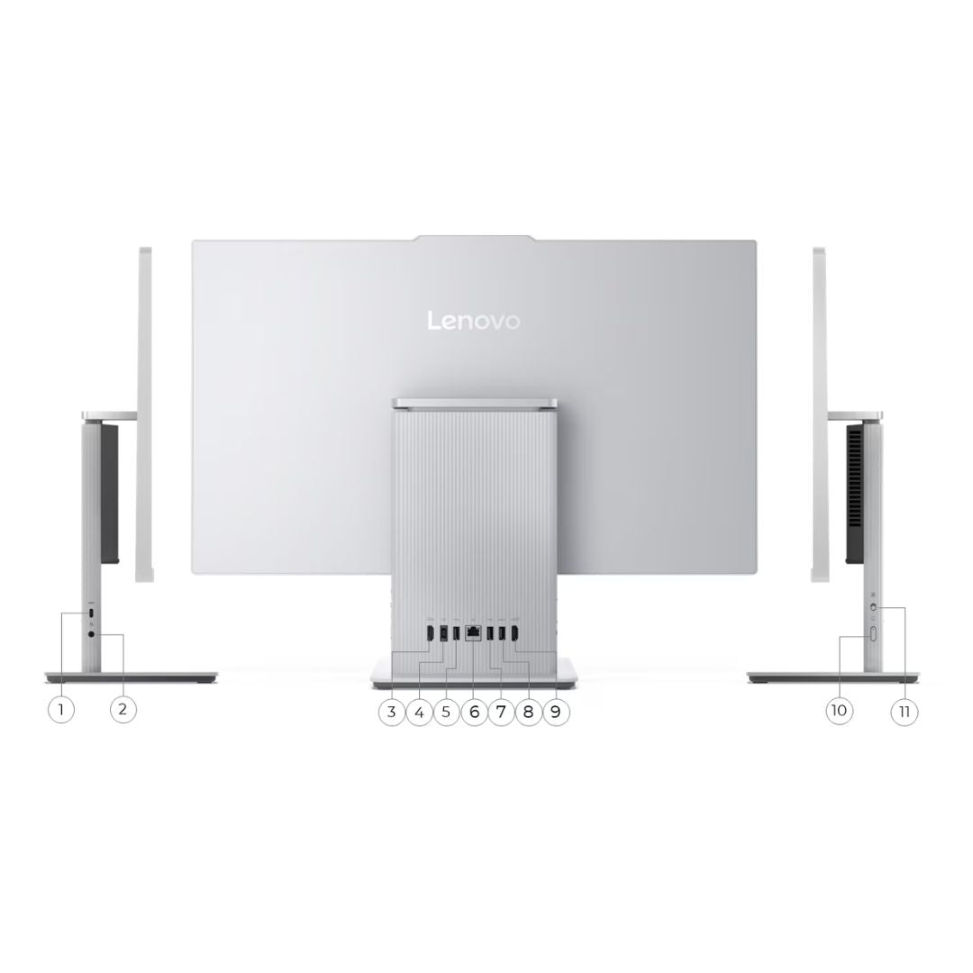 All in One Lenovo IdeaCentre 24IRH9 | (110184) | Intel Core i5-13420H | RAM 8GB | SSD 512GB | Intel UHD Graphics | 24 FHD IPS 100Hz | Cloud Grey