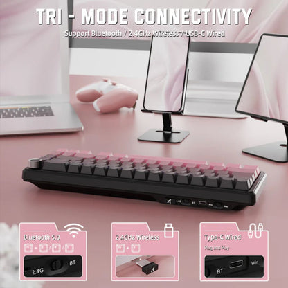 ATTACK SHARK X66 Wireless Mechanical Keyboard | Blackberry