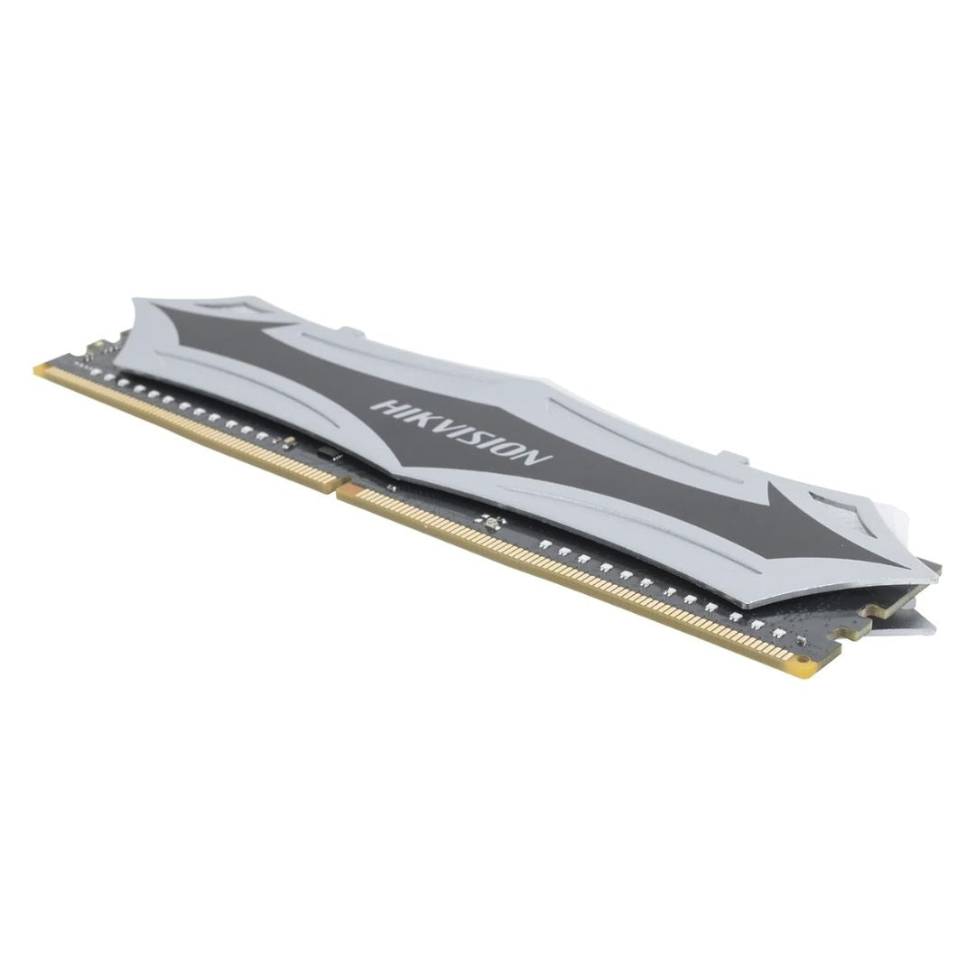 Hikvision U100 16GB (1x16GB) 3200Mhz CL16 DDR4 RGB Desktop Memory | Silver