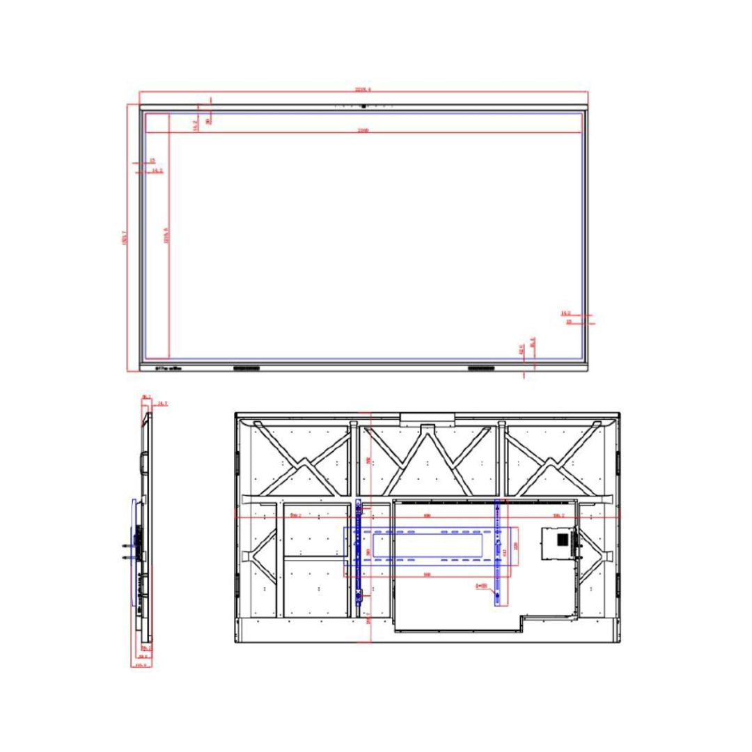 Luminex 86-Inch 4K UHD & AI Built-in Camera Smart Interactive Whiteboard | Android 15.0 | RAM 16GB | Storage 256GB
