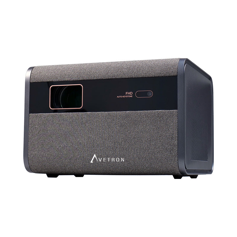Avetron Mini LED Projector – 1080P Native Resolution, 550 ANSI Lumens, Auto Focus, Android 11, 120″ Max Display, Dual 5W Speakers, 4K Support