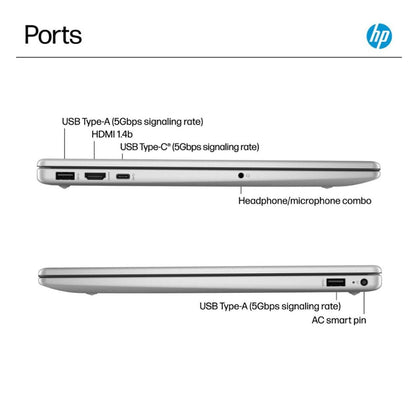 HP 15-FD0154WM | Ultra 5-125H | RAM 8GB | SSD 512GB | Intel Graphics | 15.6" FHD | TouchScreen Silver