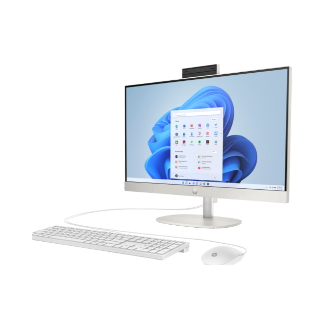 All In One HP 27-CR0156NH/CR0086NH | Intel Core i7-1355U | RAM 8GB | SSD 512GB | Intel Iris Xe Graphics | 27 FHD | White