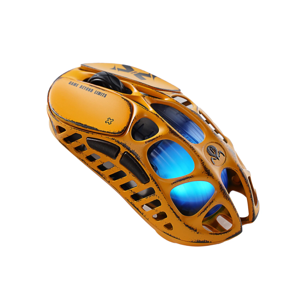 GravaStar Mercury X Pro Gaming Mouse | Battle Worn-Yellow