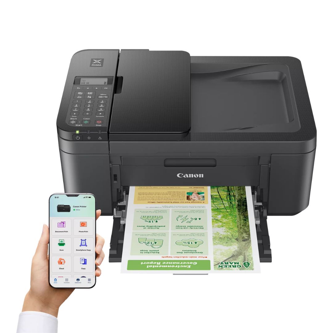 Canon PIXMA TR4645 Wi-Fi | Inkjet Color 4-in-1 Printer | Printing from Smart Devices