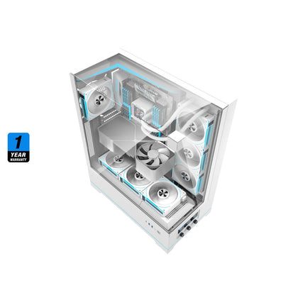 DarkFlash DY450L Pro Mid Tower Case | White