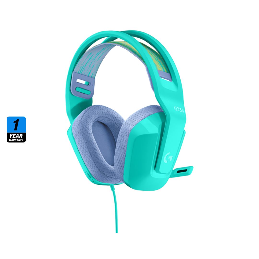 Logitech G335 Wired Gaming Headset | Mint