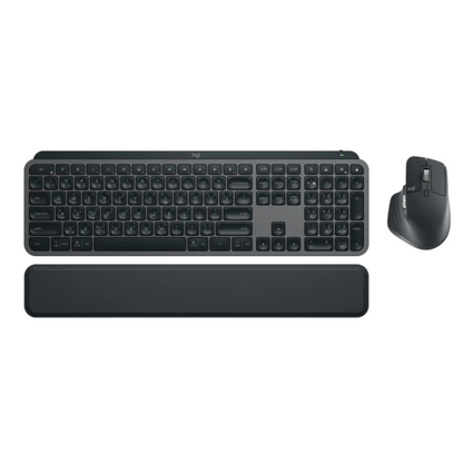Logitech MX Keys S Combo | Performance Wireless Keyboard & Mouse with Palm Rest