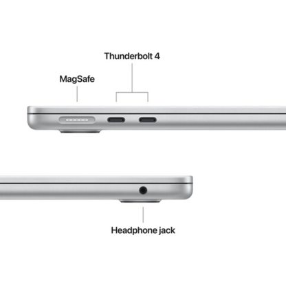 Apple Macbook Air MDH74LL/A | A3449 | M5 Chip (10 Core) | GPU (8 Core) | RAM 16GB | SSD 512GB | 13.0 (2560 x 1664) | Silver
