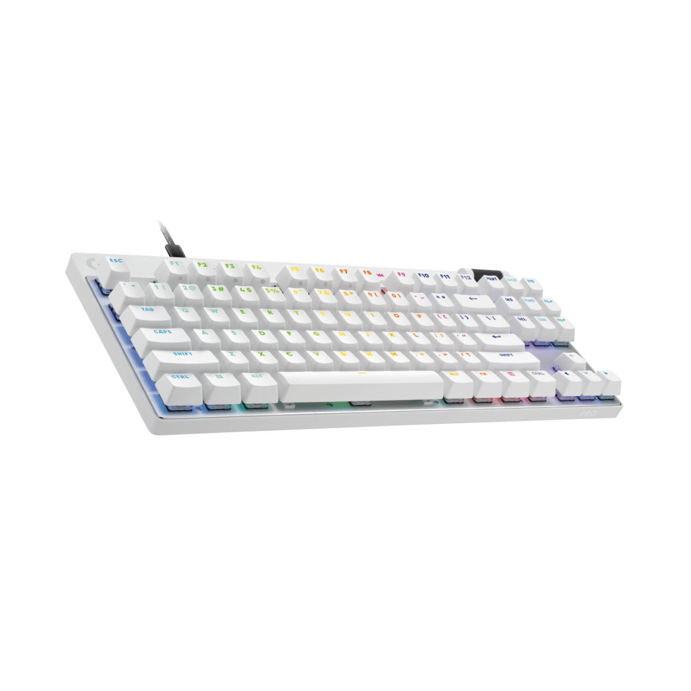 Logitech G PRO X TKL RAPID Wired Gaming Keyboard | White